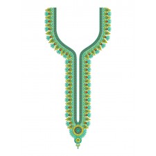 Churidar Neck Embroidery