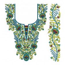 Classic Neck Embroidery Design for Kurtis Classic Neck Embroidery Design for Kurtis