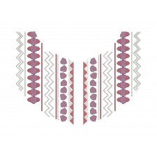 Cross Stitch Neck Embroidery Design