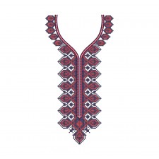 Cross Stitch Neck For Ukraninan Suit