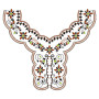 Exquisite Embroidered Neck Design