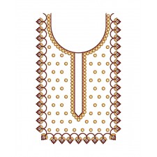 Embroidery Suit Neck Design