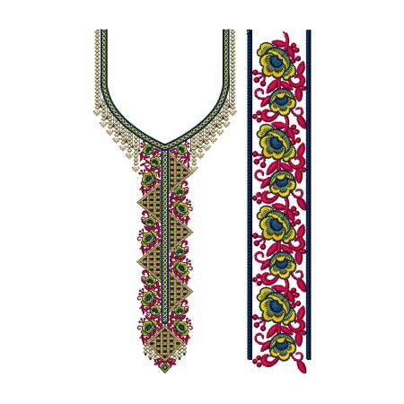 Embroidery Design For Abaya Dubai
