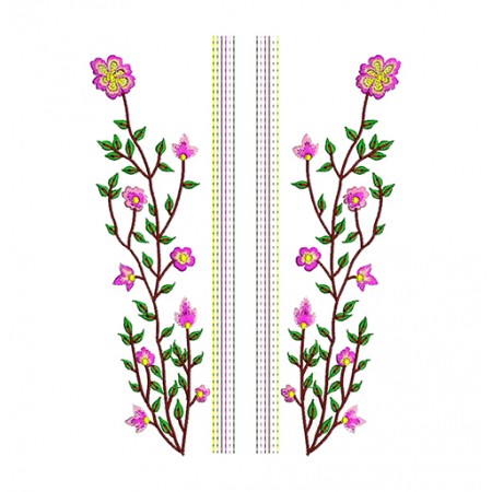 Embroidery Dress Neck Pattern