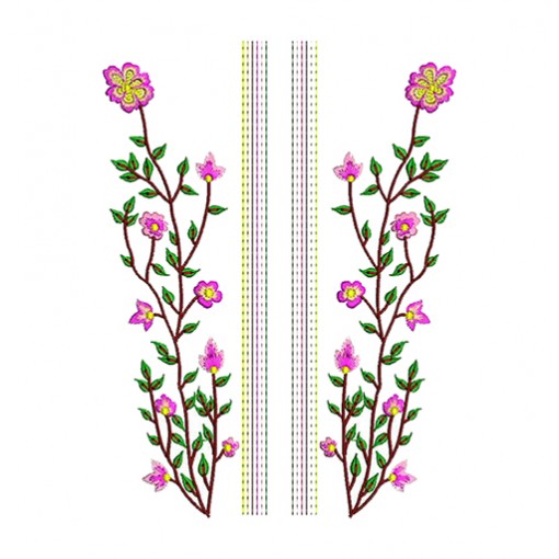 Embroidery Dress Neck Pattern