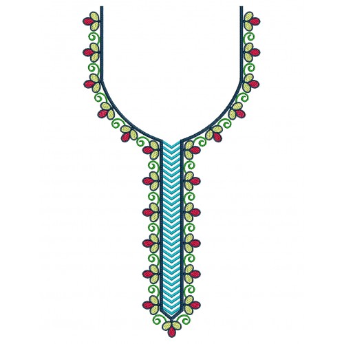 Embroidery For Neckline