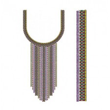 Embroidery Layered Neck Design Embroidery Layered Neck Design