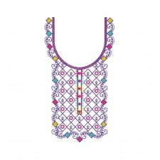 Embroidery Neck Design