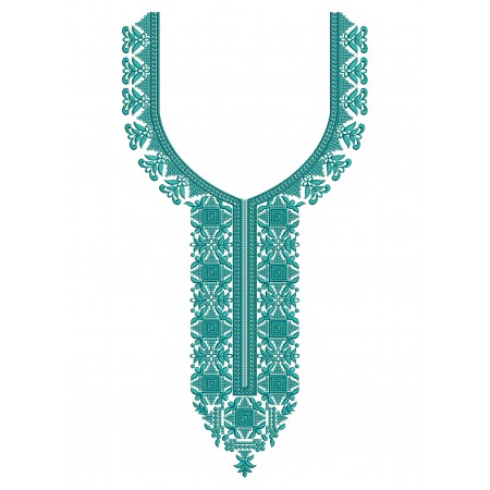 Embroidery Neck Design Pattern