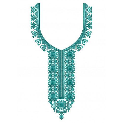 Embroidery Neck Design Pattern