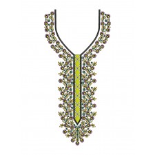 Ladies Suit Embroidery Design