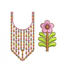 Embroidery Neck For Satin Anarkali Gowns Embroidery Neck For Satin Anarkali Gowns