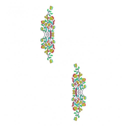 Embroidery Neck Patern For Dress