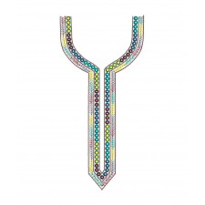 Embroidery Neck For Round Neck Top