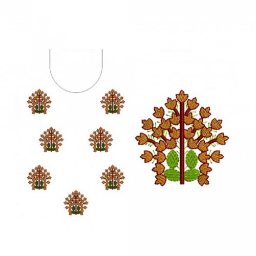 Embroidery Pattern For Dress