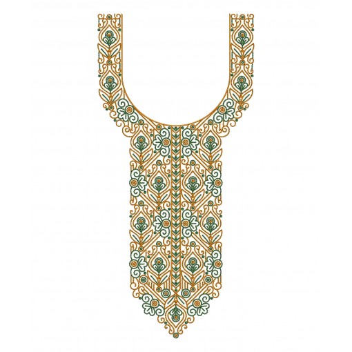 Embroidery Punjabi Design Neck