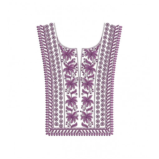 Embroidery Square Neck For Maxi Dress