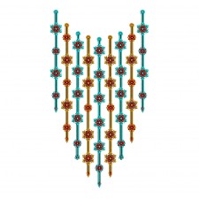 Ethiopian Neck Design Embroidery