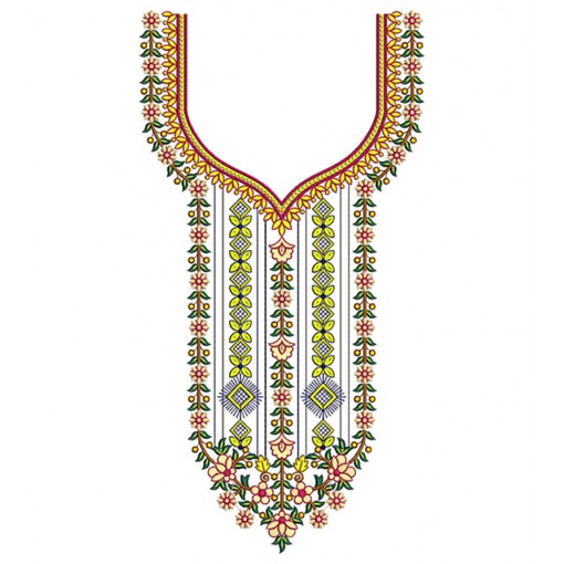 Fancy Embroidery Gala Design