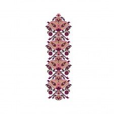  Grand Cross Stitch Pattern Embroidery Design (3 Colors, 47.2cm x 14.2cm)