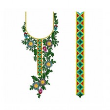 Simple Neck Embroidery Design Simple Neck Embroidery Design