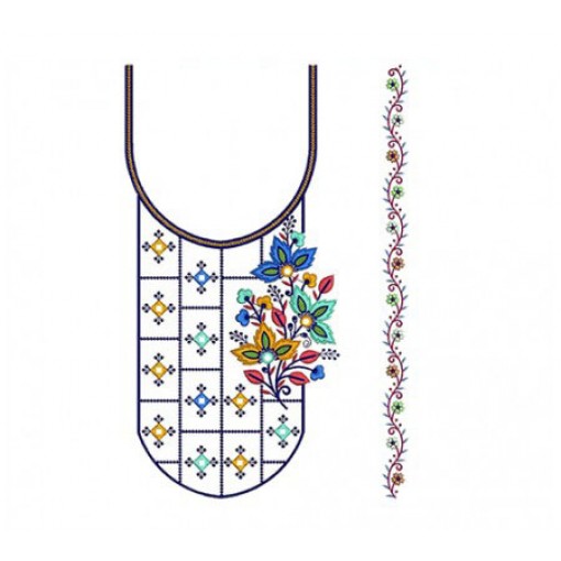 Indian Style Neck Embroidery Design Indian Style Neck Embroidery Design