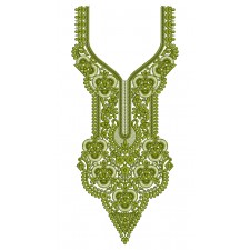 Jalabiya Kaftan Dress Embroidery Design 25426