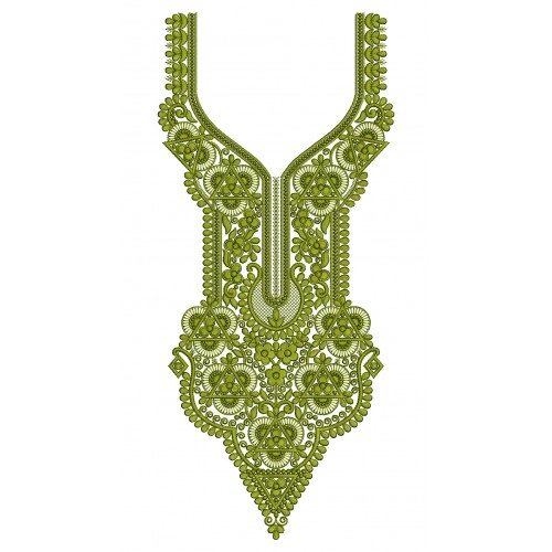 Jalabiya Kaftan Dress Embroidery Design 25426