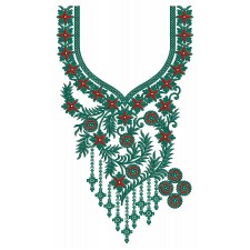 Kaftan Neck Embroidery Designs 25588