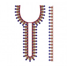 Kenya African Caftan Neck Embroidery Design 21492 Kenya African Caftan Neck Embroidery Design 21492