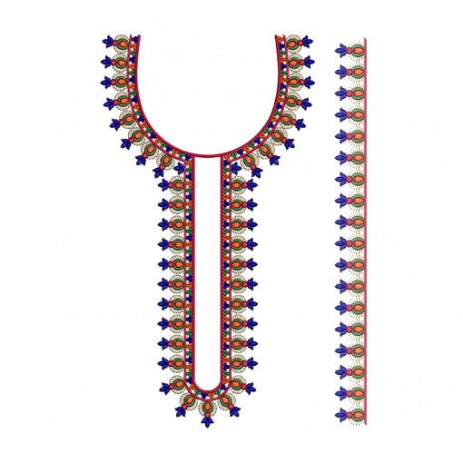 Kenya African Caftan Neck Embroidery Design 21492 Kenya African Caftan Neck Embroidery Design 21492