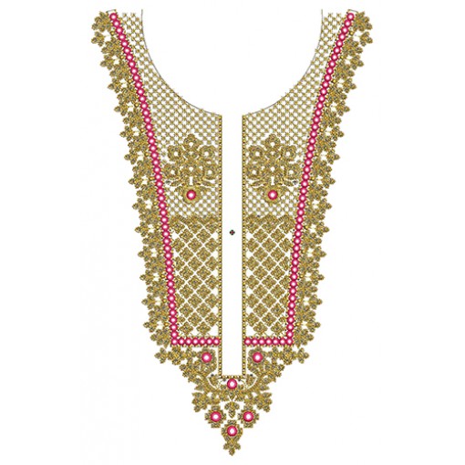 Kurta Patti Neck Embroidery