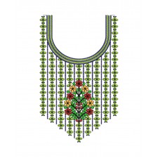 Kurti Embroidery Neck Design