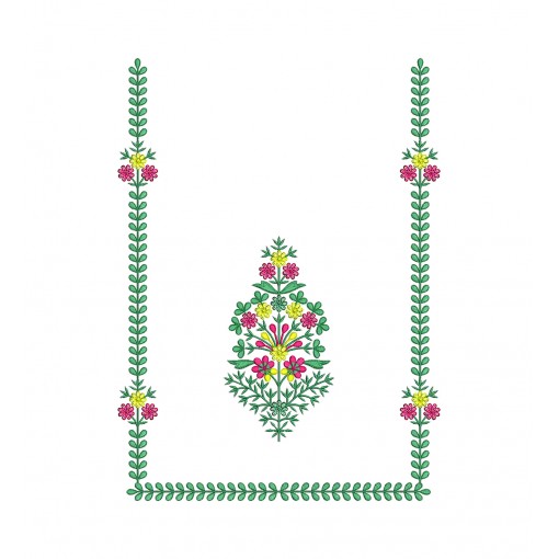 Kurti Neck Design Embroidery