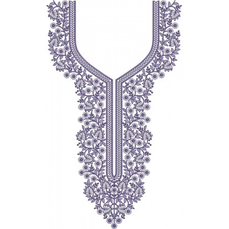 Latest Neck Embroidery Design 25975
