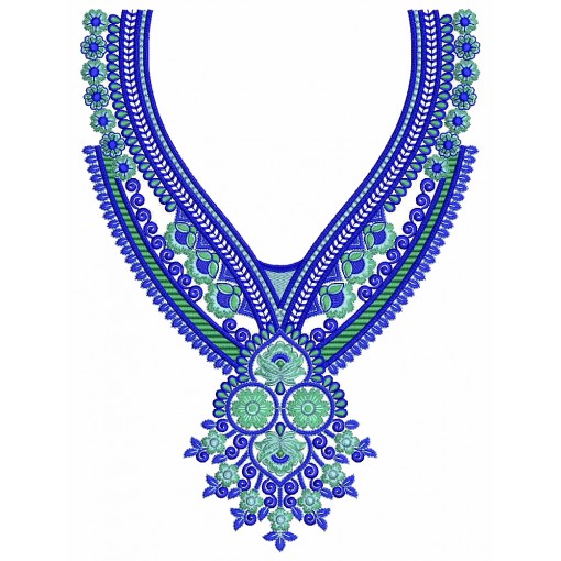 Linen Neck Embroidery Designs 25663