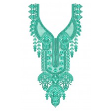 Long Abaya Caftan Embroidery Design 25309