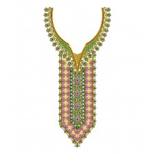 Long Salwar Neck Embroidery