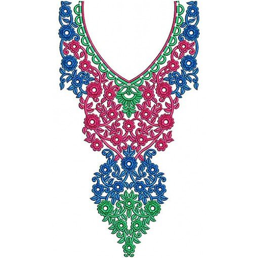 Long Neck Embroidery Designs