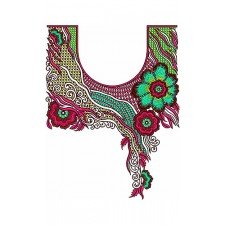 UAE Concept Neck & Sleeve Embroidery Pattern UAE Concept Neck & Sleeve Embroidery Pattern