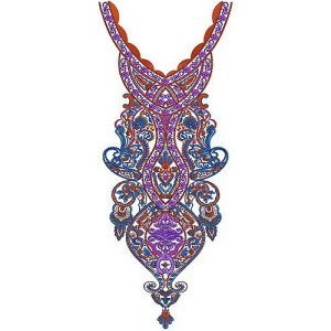 Fulfil Pakistani Embroidery Neck Design