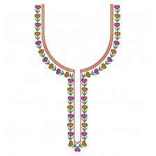 Machine Embroidery Neck For Kurti