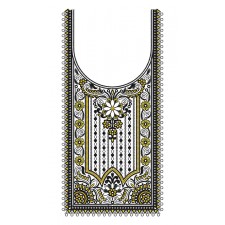 Machine Embroidery Neck Pattern