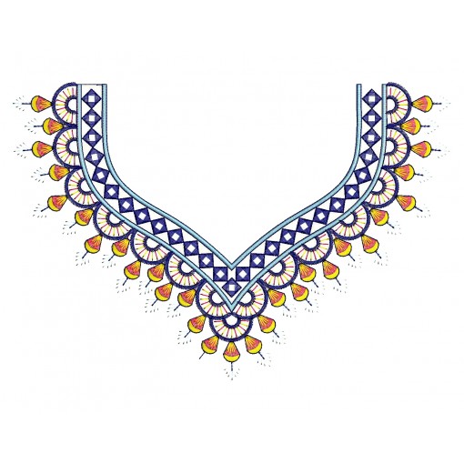 Modern Embroidery Design For Kurti
