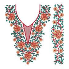 Neck Embroidery Design For Churidar Neck Embroidery Design For Churidar
