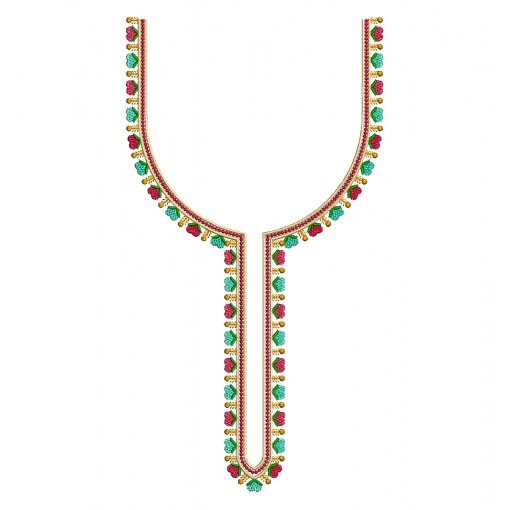 Neck Embroidery Design Salwar Kameez