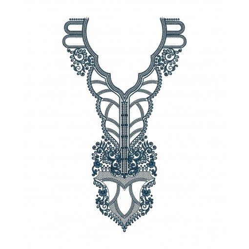 Kaftan Embroidery Design