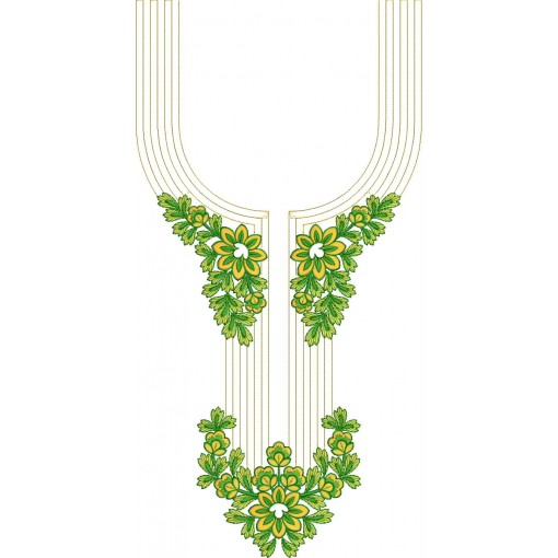 Neck Embroidery Designs For Kurtis 26191
