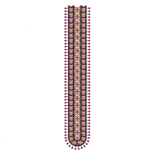 Ladies Kurta Embroidery Design
