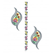 Neck Embroidery Kurti